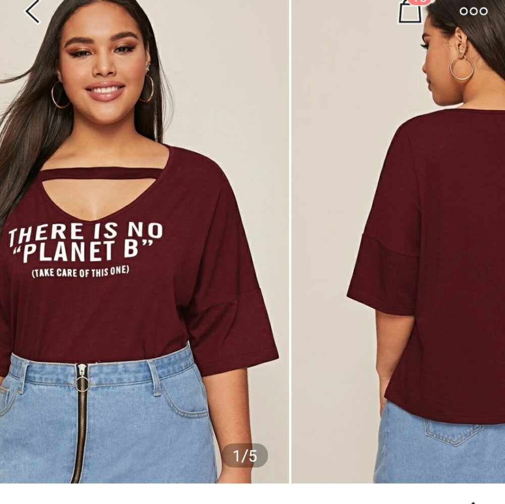No planet B tee shirt